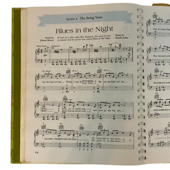 Readers Digest Family Songbook Spiral-Bound Hardcover Floral Cover Vintage 1969 - Picture 10 of 12